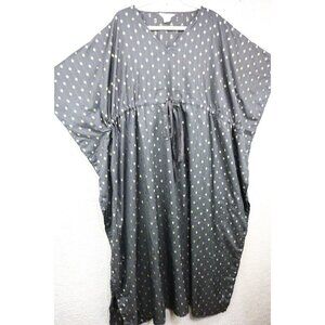 Gypsie Blu Maxi Kaftan-Drawstring-Empire Waist-Size OS-Whimsigoth